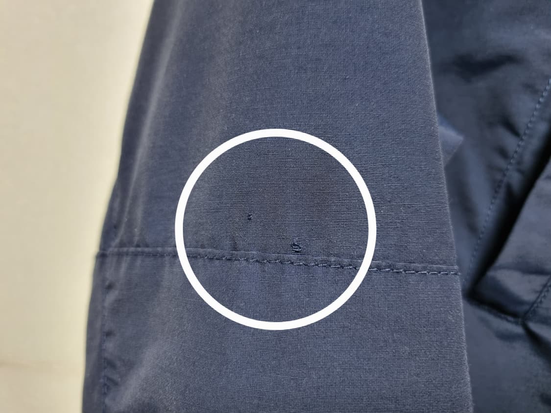 여성 청소년 폴로 랄프로렌 네이비 우븐 후드 자켓 안감 다이아몬드 퀼팅 상품이미지6