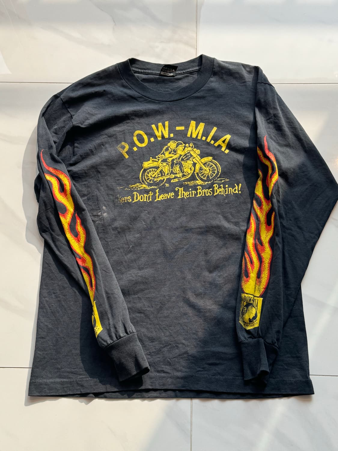 90s 플래임 바이크 롱슬리브스 상품이미지1