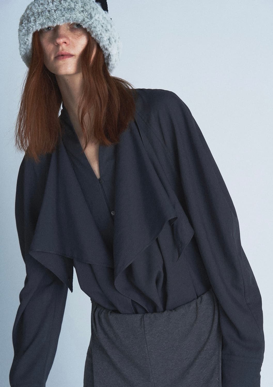 베르소 cocoon sleeve draped blouse 상품이미지1