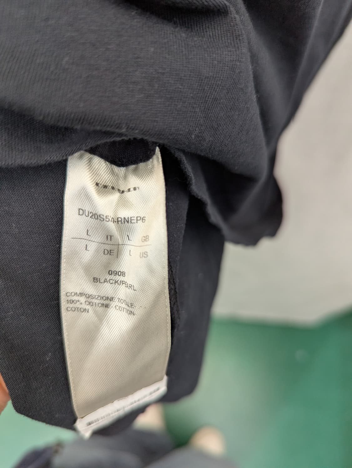 릭오웬스 블랙 오망성 프린팅 반팔 티셔츠 상품이미지5