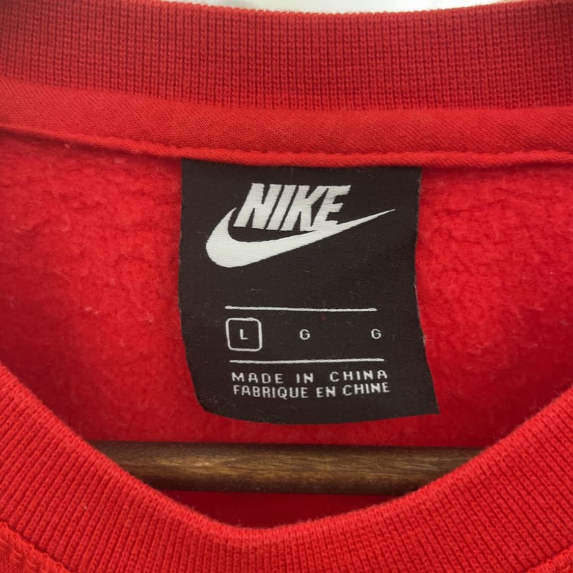 나이키 우먼 nsw 빅스우시 크롭 기모 맨투맨 L C06415 상품이미지5