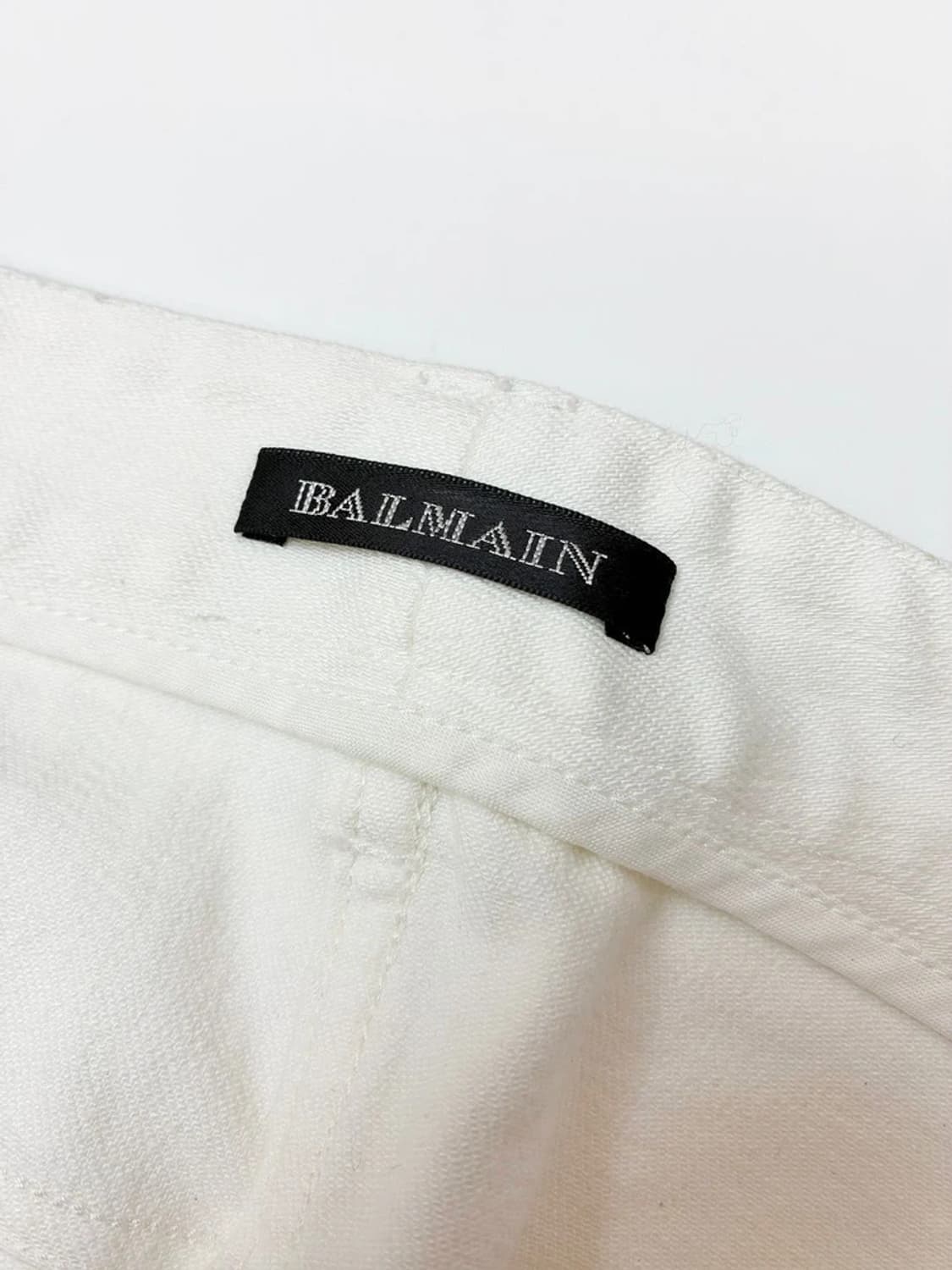 발망 BALMAIN 바이커 백 데님 팬츠 PN4914 상품이미지7