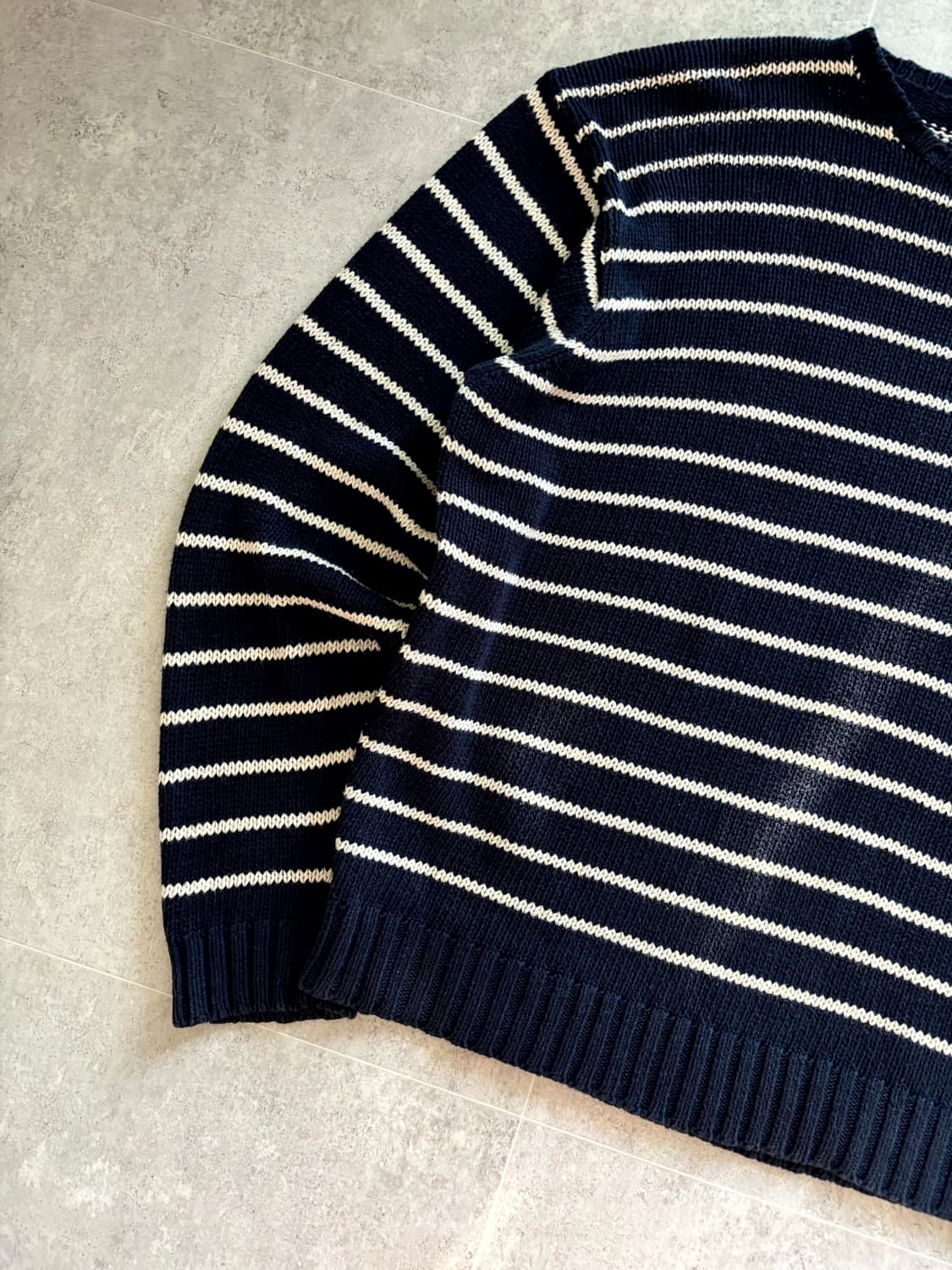 90's 폴로 랄프로렌 스트라이프 니트 스웨터 XL(105) 상품이미지3