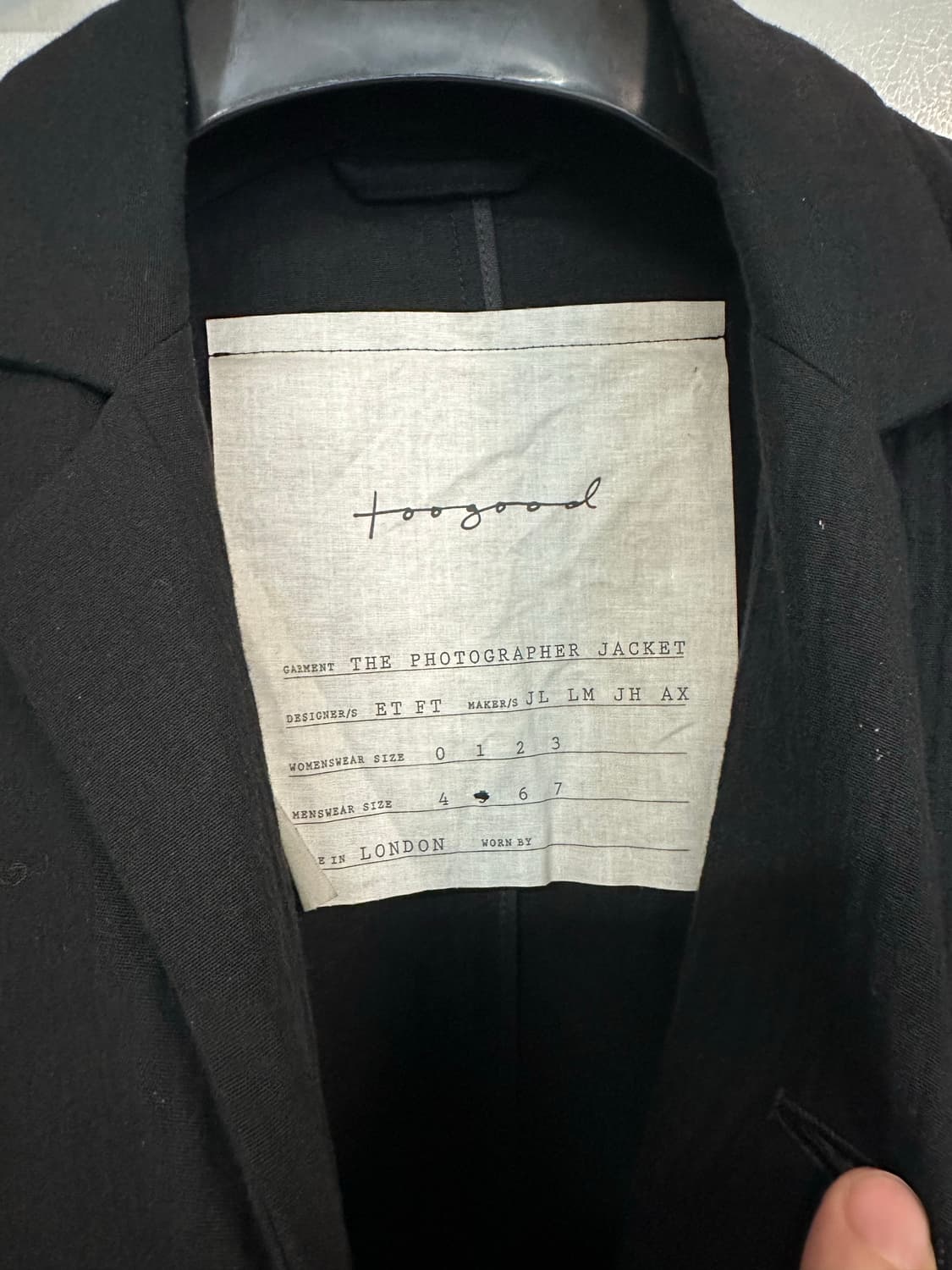 toogood photographer jacket 상품이미지3