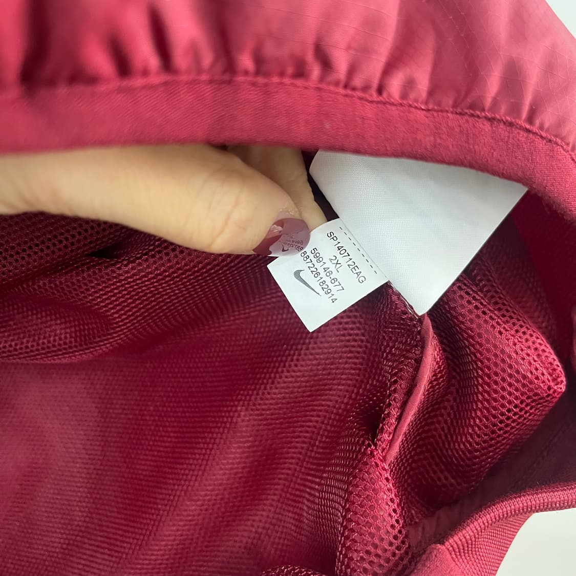 나이키 키움 히어로즈 버건디 웜업 바람막이 자켓 상품이미지8