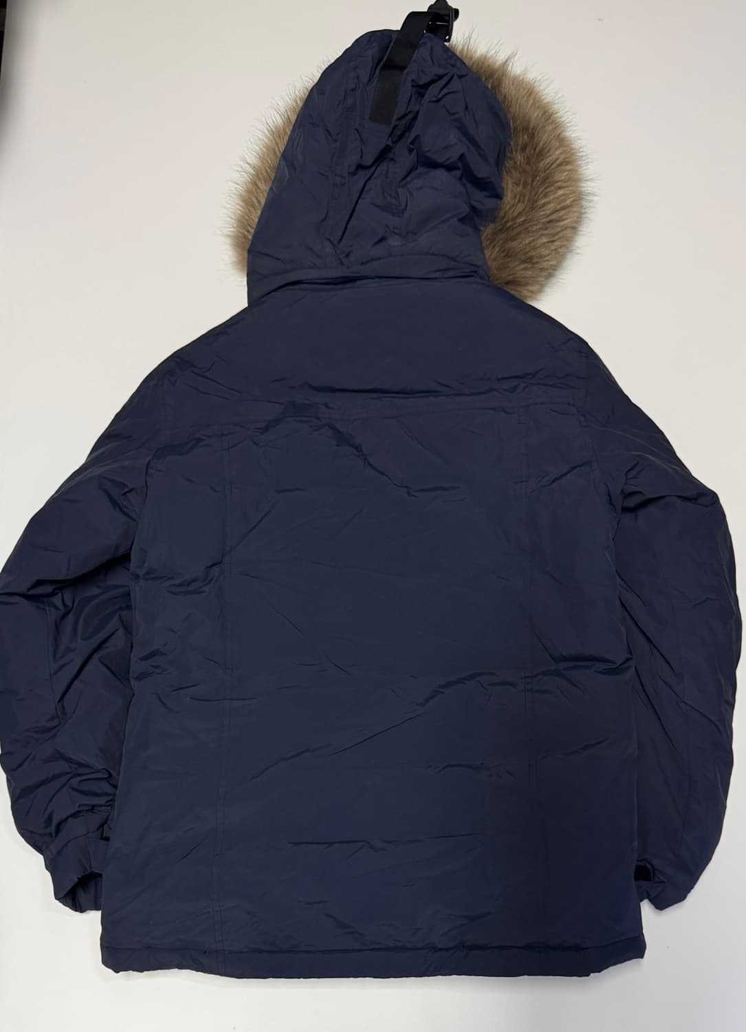 빈폴 아웃도어 덕 다운 후드 야상 점퍼 L 네이비 상품이미지2