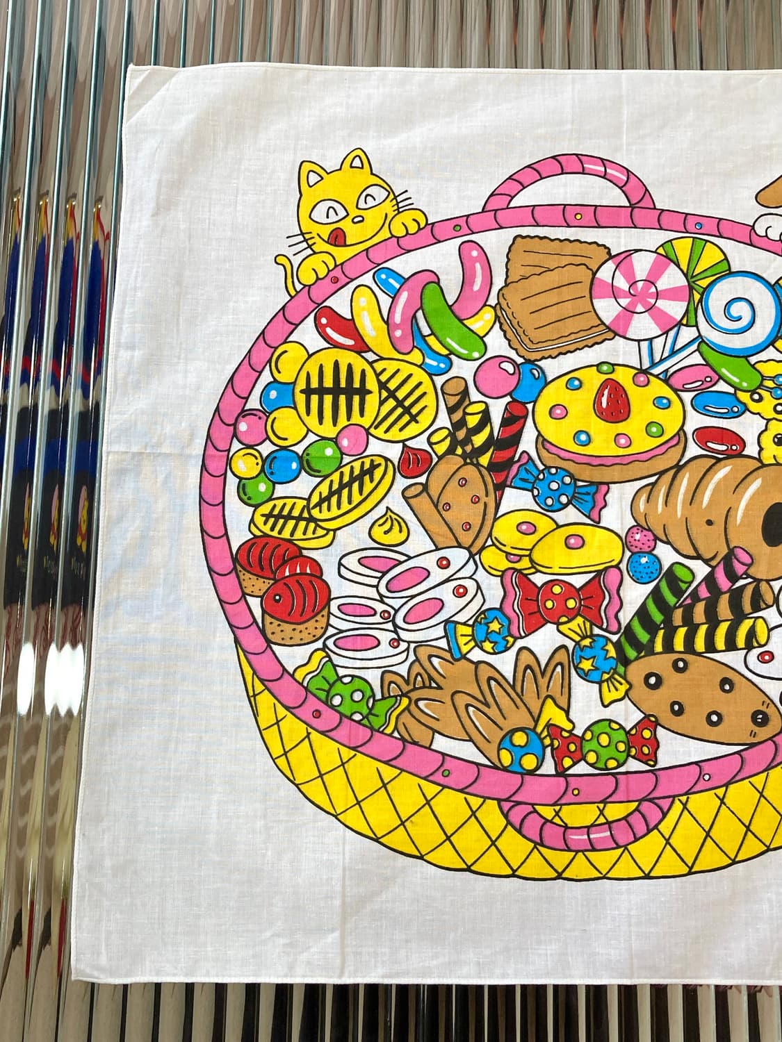 빈티지 디저트 그래픽 손수건 상품이미지4