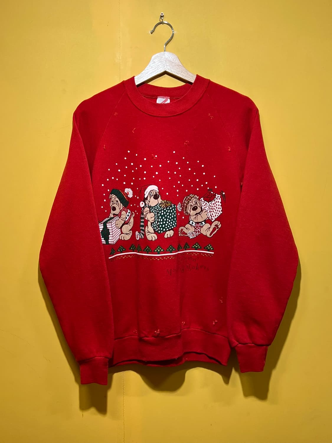 90s [여성L] USA 저지스 크리스마스 빈티지 맨투맨 상품이미지1