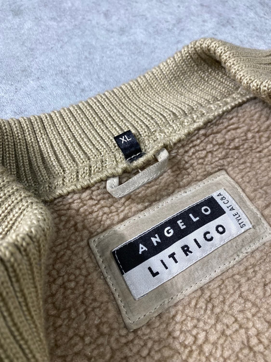 [XL] 90-00s ANGELO LITRICO 리얼 스웨이드 베스트 상품이미지7