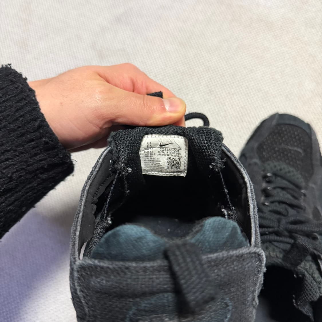 나이키 x 스투시 에어 줌 스피리돈 케이지 2 블랙 상품이미지6