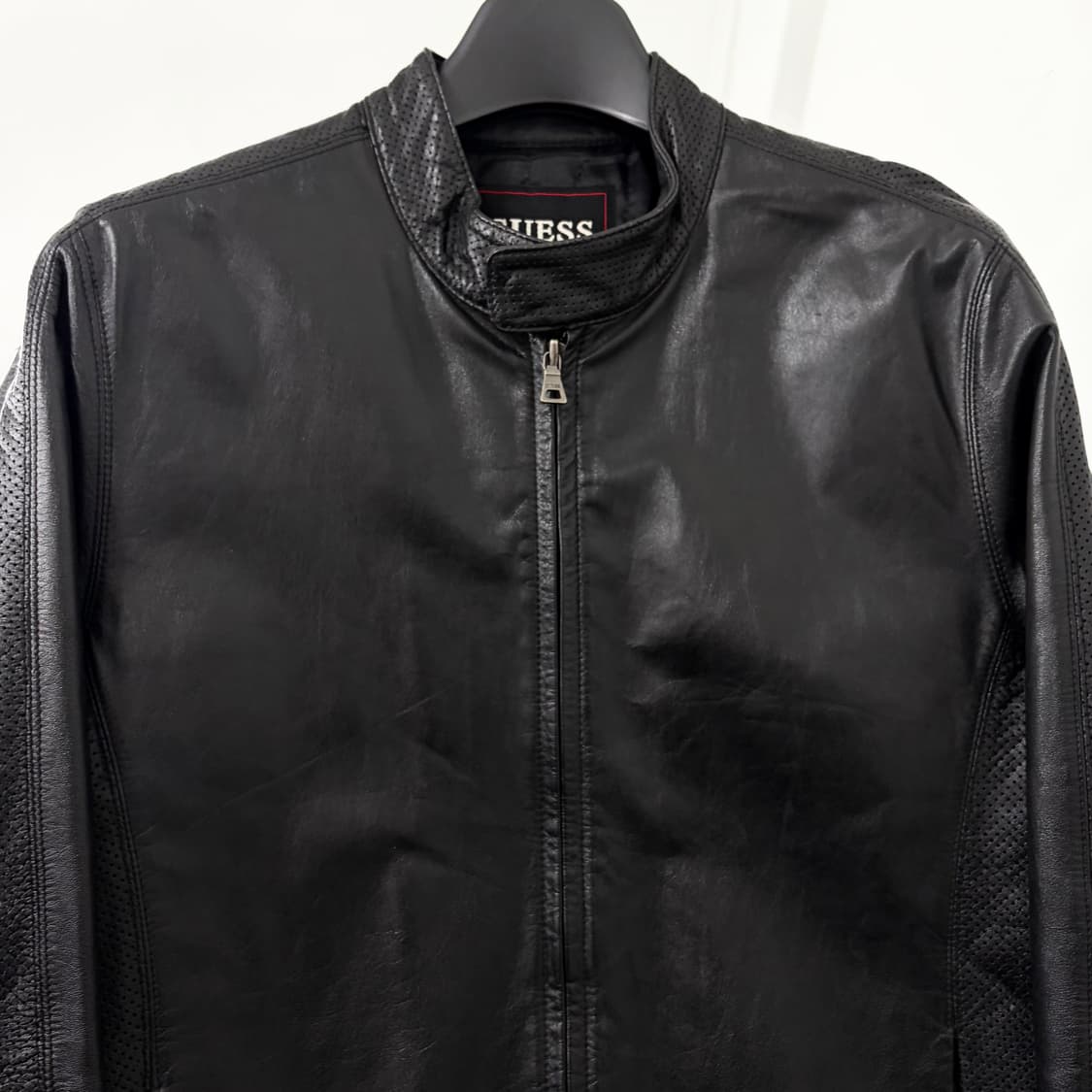 Guess 게스 00s 소가죽 바이커 자켓 상품이미지5