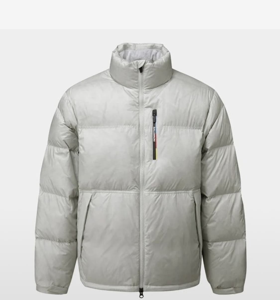 살로몬 컨투어 다운 자켓 라이트 그레이 2XL 상품이미지1