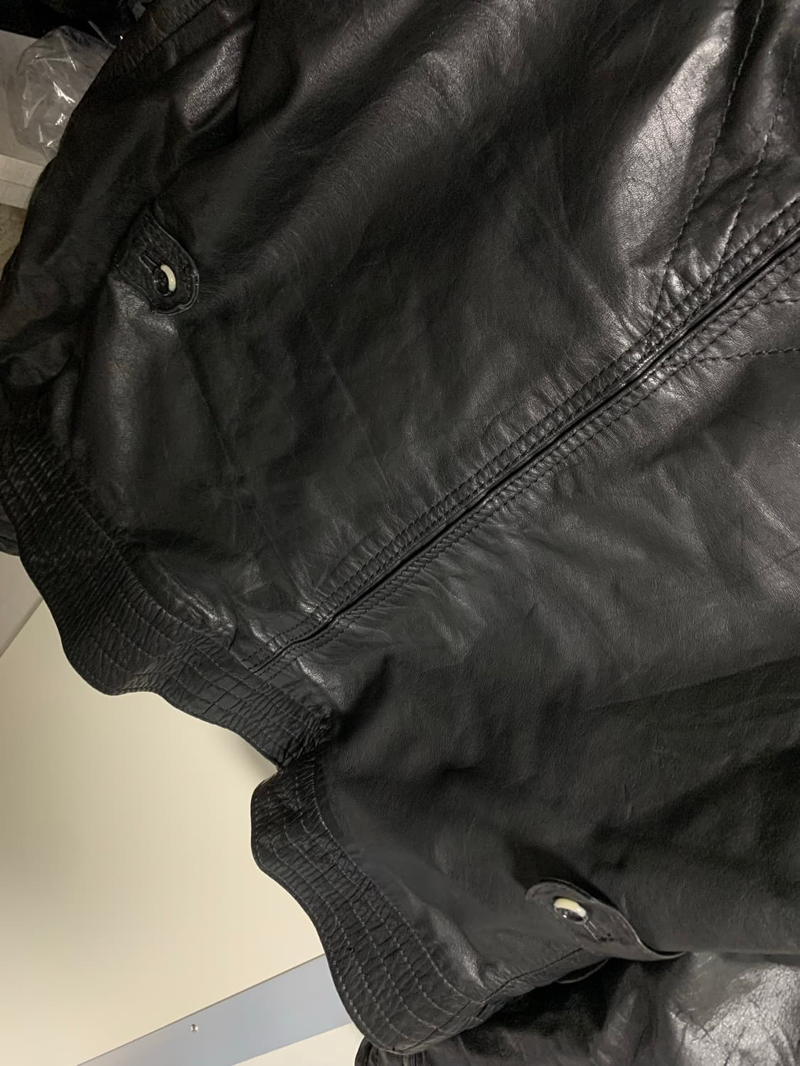 빈티지 램스킨 레더 자켓 38사이즈 상품이미지5