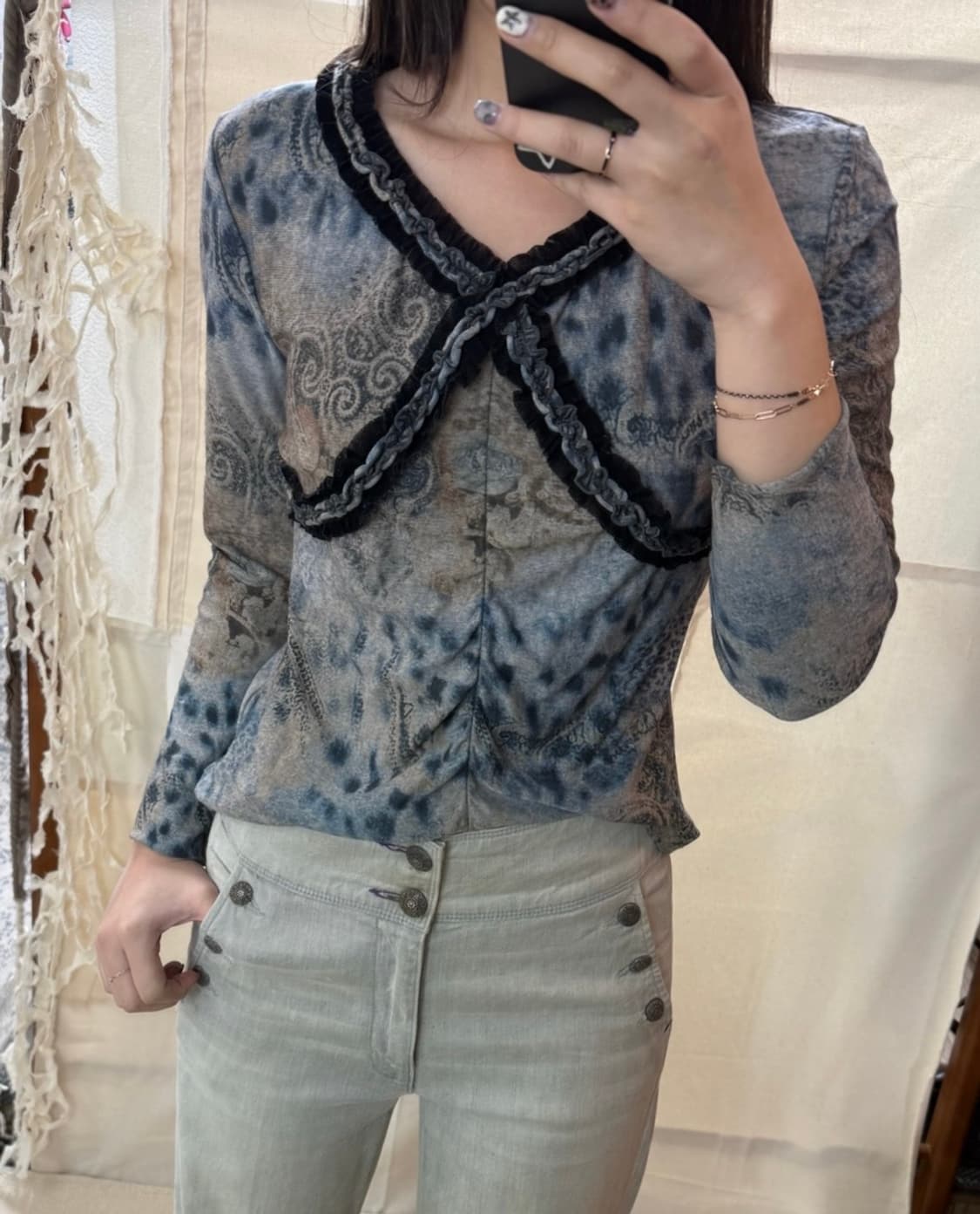 se stile shirring top 상품이미지1