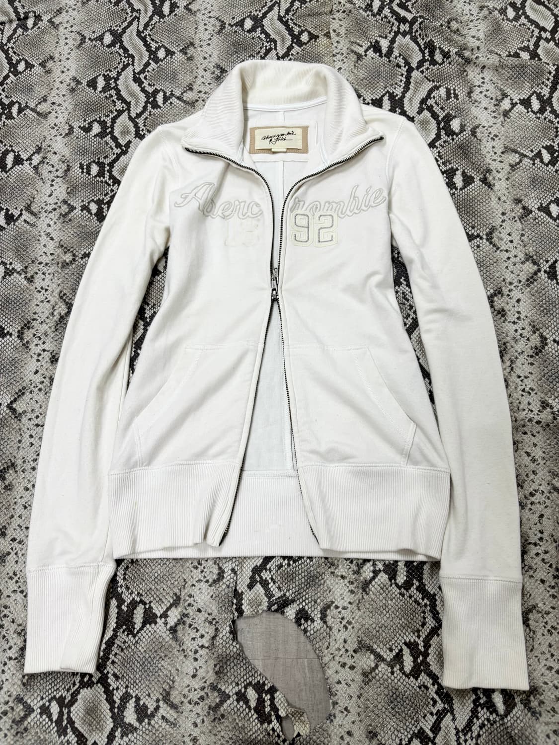 “Abercrombie&Fitch” Y2K Mood White Slim  상품이미지1