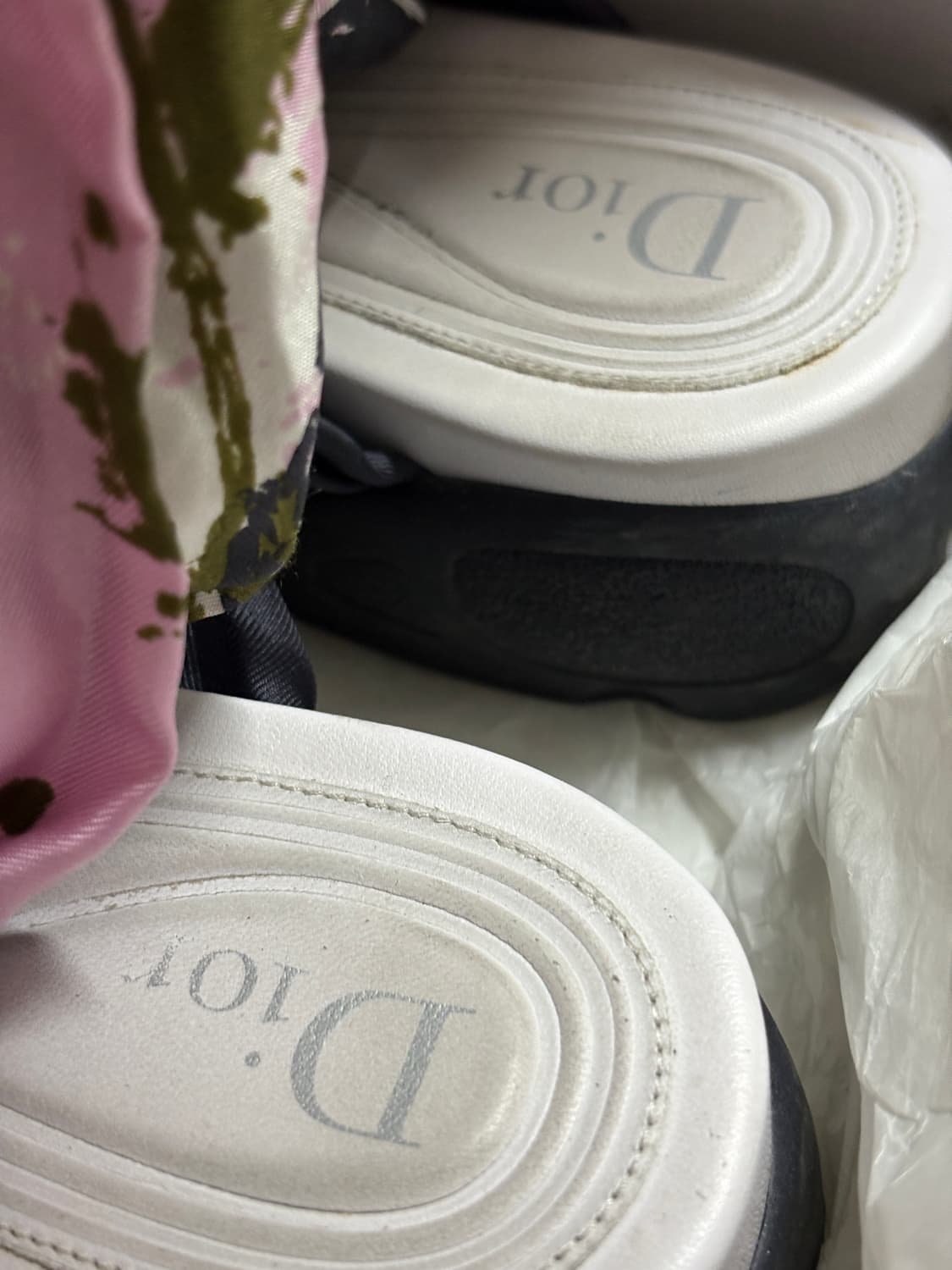 디올 실크 스트랩 샌들 👡🩷 상품이미지2