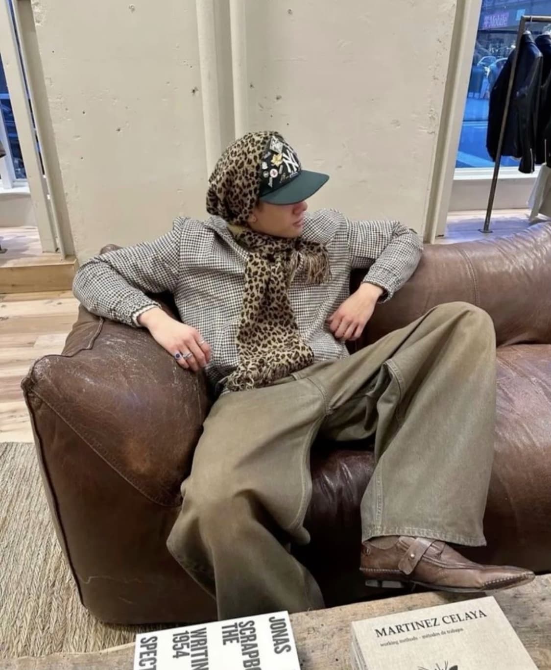 호피 머플러 폭:65 길이:170 상품이미지7