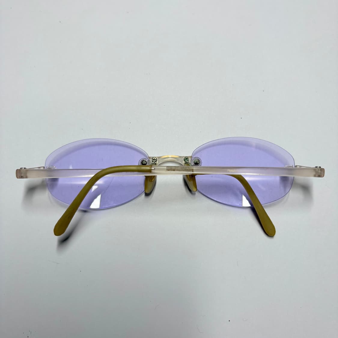빈티지 선글라스(퍼플 틴트 무테 선글라스) 상품이미지3