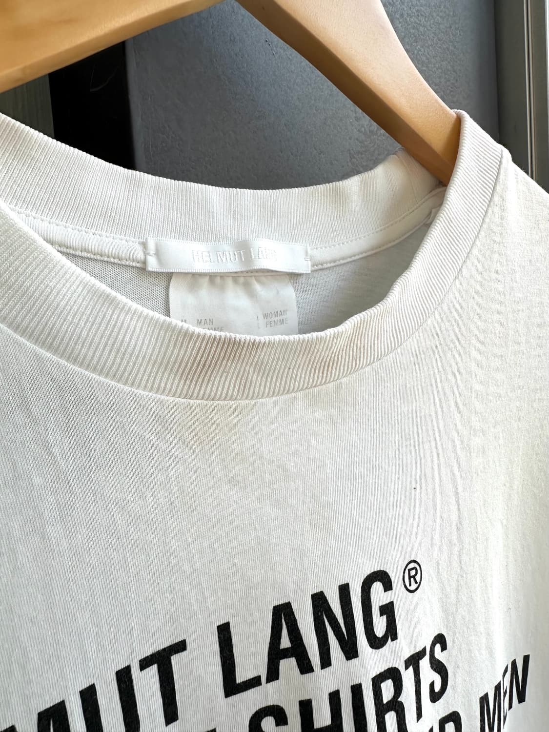 M.L/ 헬무트랭 뉴욕 로고 티셔츠 상품이미지6