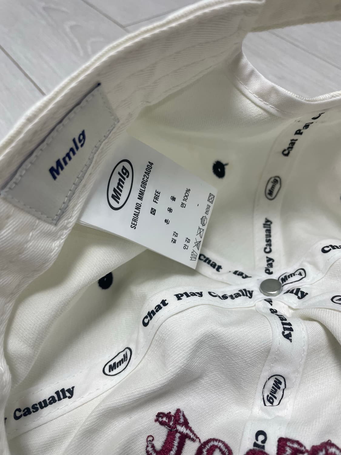 CPC BALLCAP (WHITE / NAVY) 상품이미지2