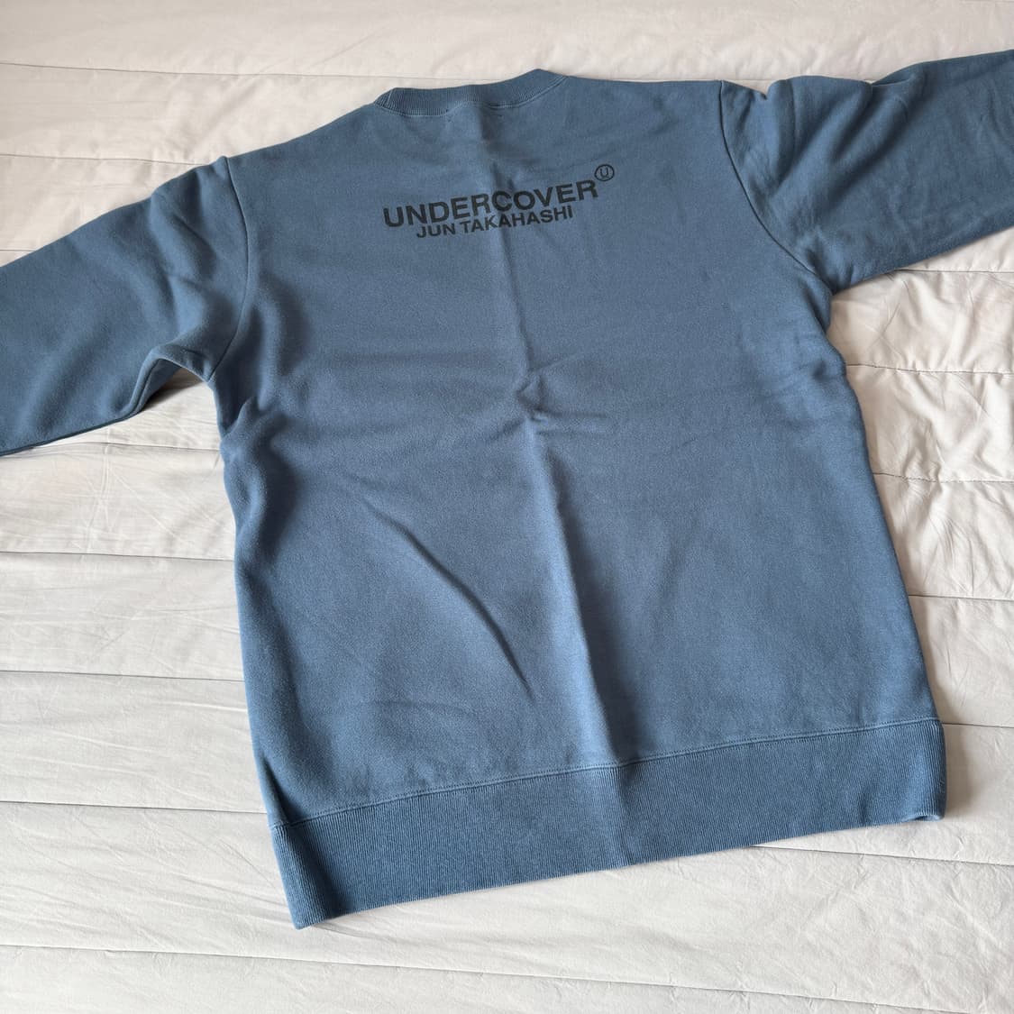 언더커버 / Fallen Man 코튼 저지 스웻셔츠 맨투맨 블루 / 3 상품이미지2