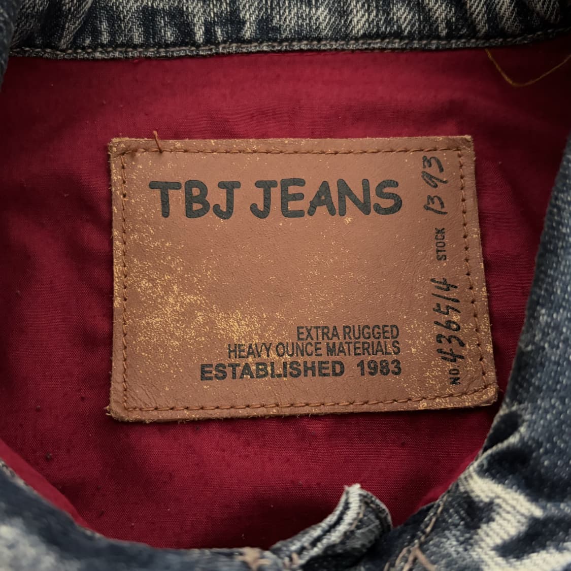 Tbj Jeans 데님 자켓 상품이미지5