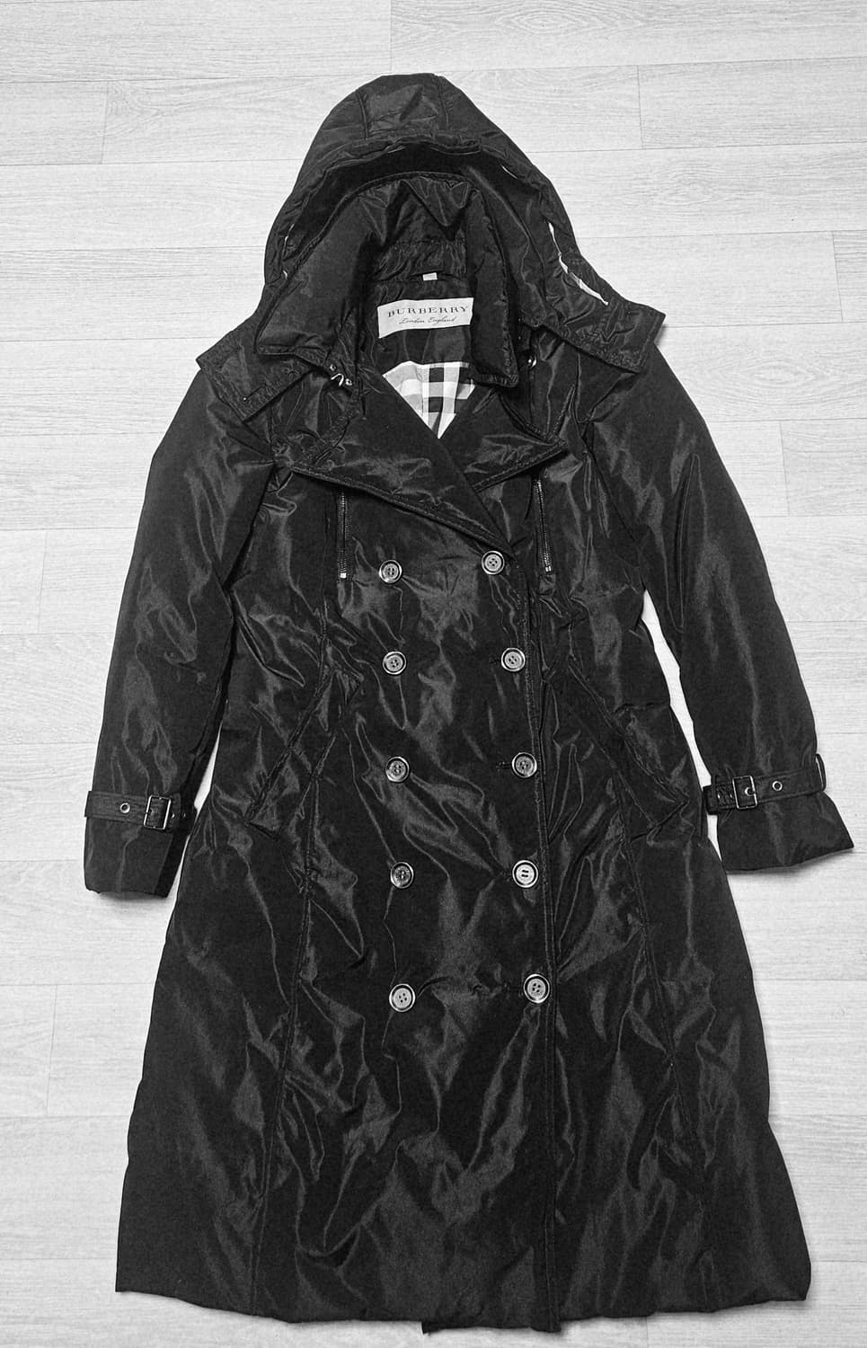 버버리 다운 패딩코트  통55~66 (L) 상품이미지1