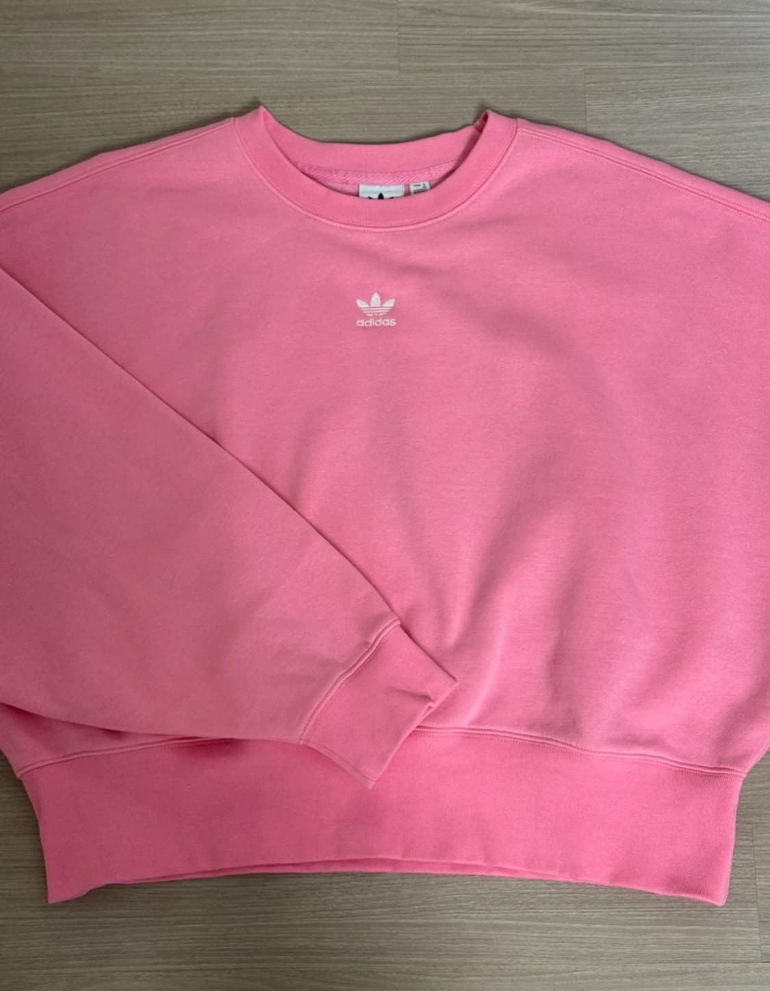 아디다스 핑크 맨투맨 상품이미지1