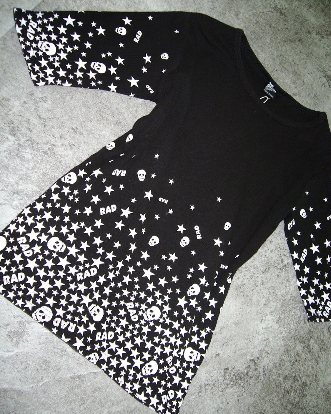 RAD CUSTOM Black Scull Top 상품이미지3