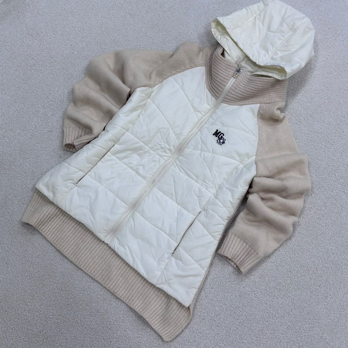 100 마코스포츠 여성 후드 패딩 점퍼 0325E 상품이미지1