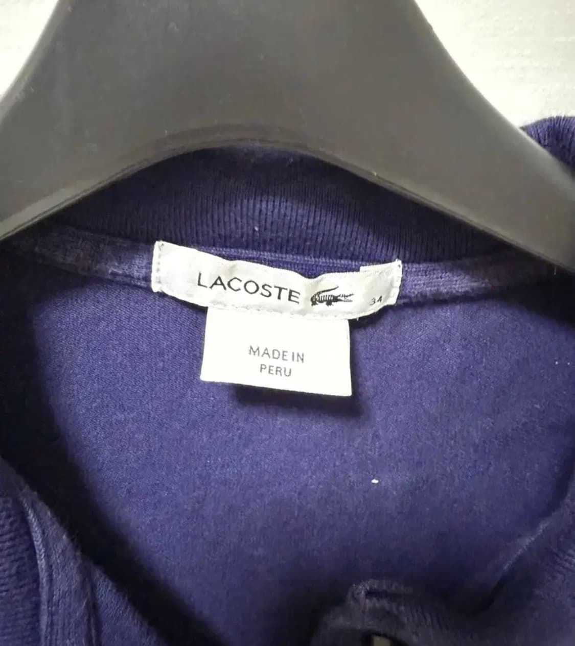 라코스테 클래식 폴로 원피스 (34 / 네이비) 상품이미지3