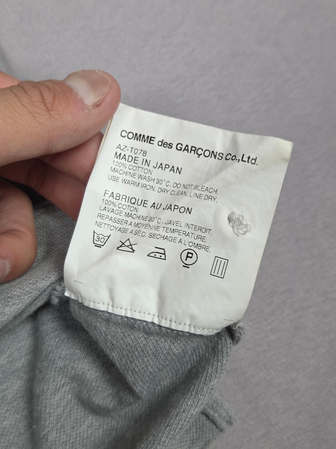 [꼼데가르송] 플레이 블랙 하트 와펜 반팔 카라티 | S00091 상품이미지5