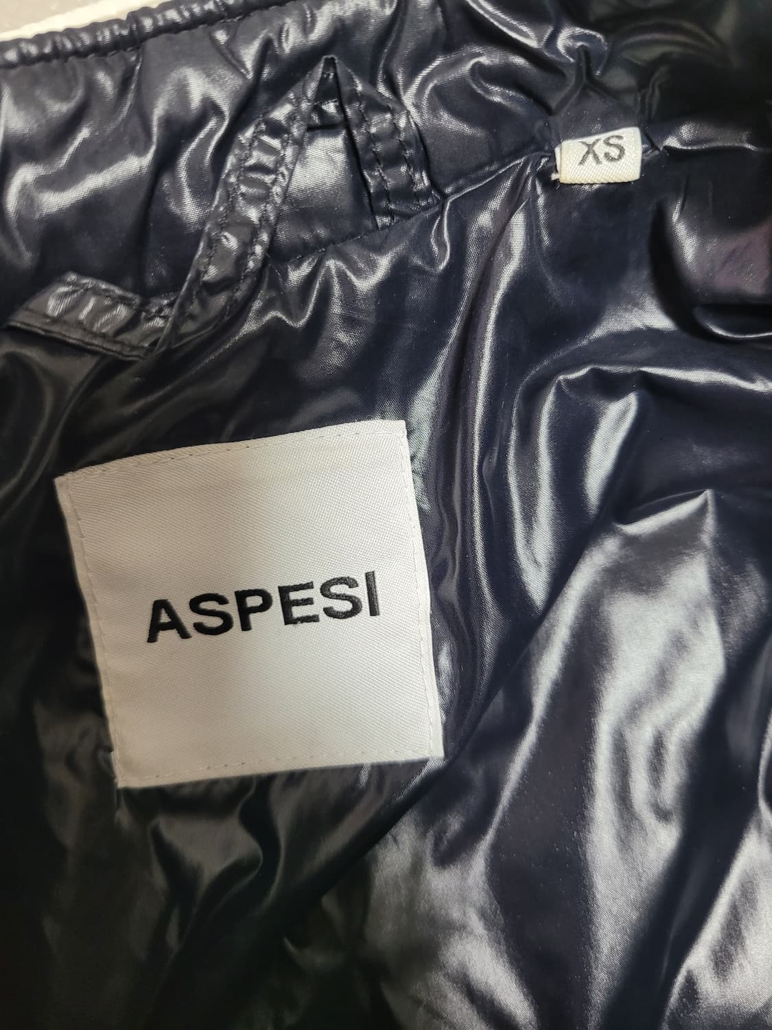 ASPESI 아스페시  덕다운 퀼팅 라이더 자켓 XS 상품이미지8