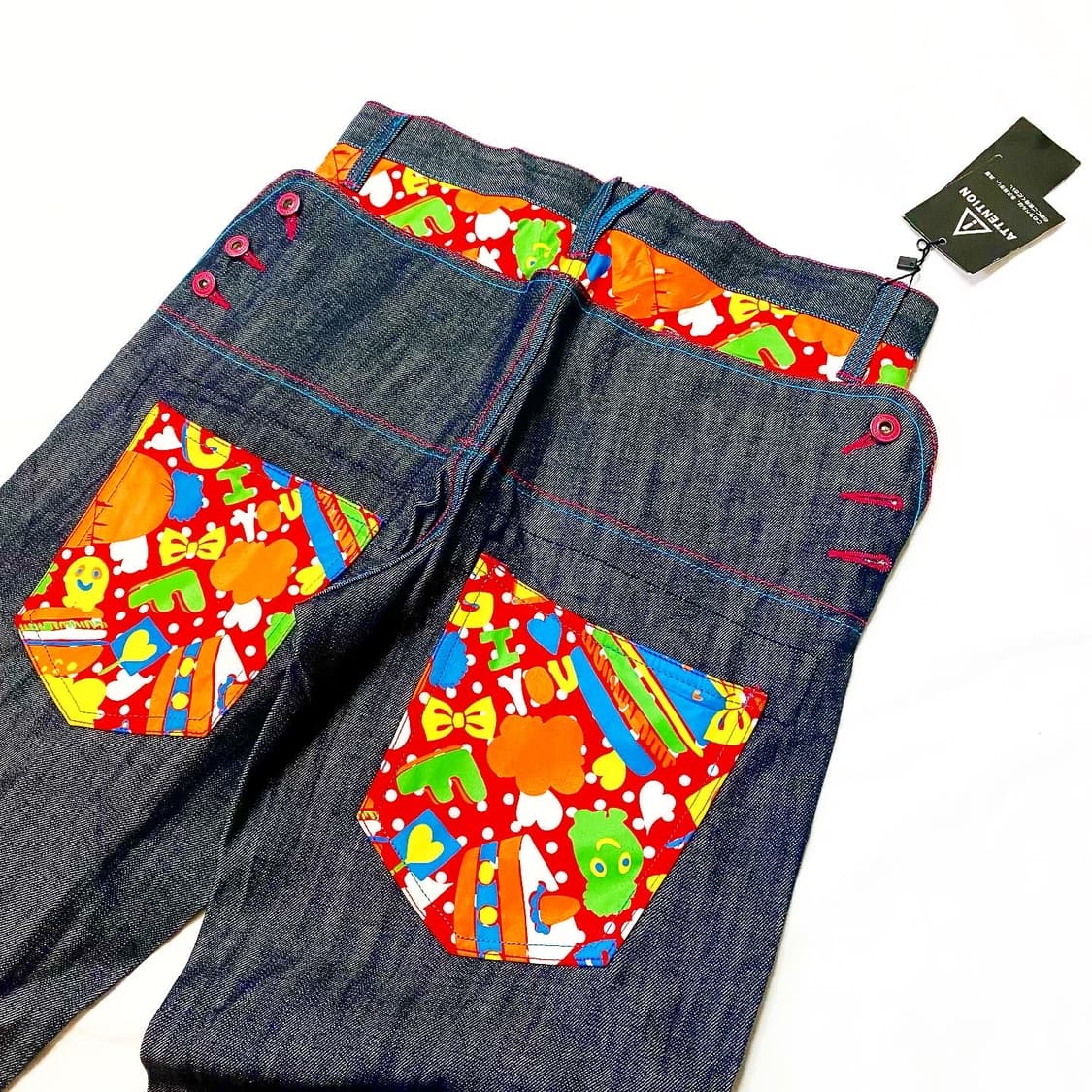 [신품] GUMU - 프린티드 데님 진 상품이미지4