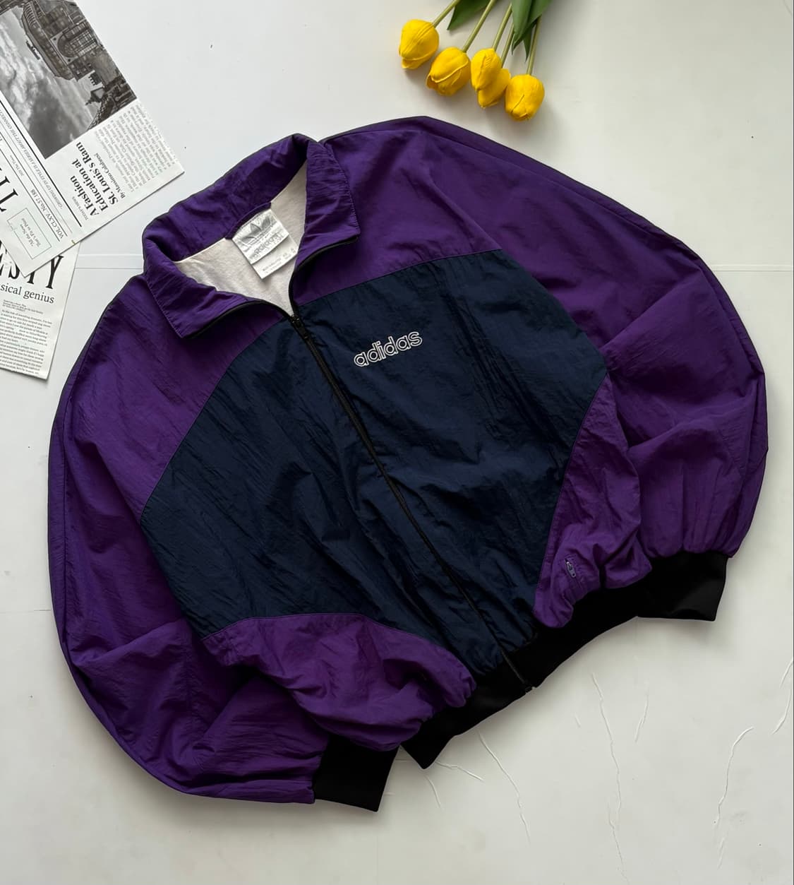 adidas 아디다스 빈티지 크롭 바람막이 상품이미지1