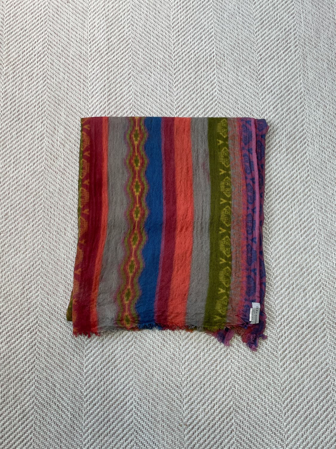 Zara 자라 인디안 에스닉 머플러 J03392 상품이미지3