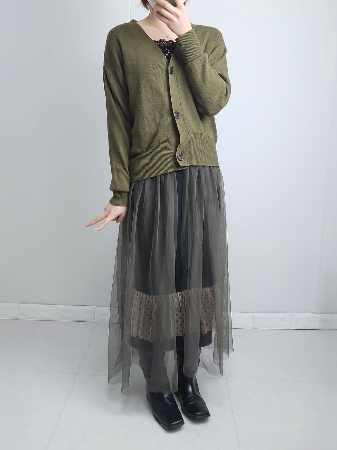 샤 레이어드 가디건 상품이미지4