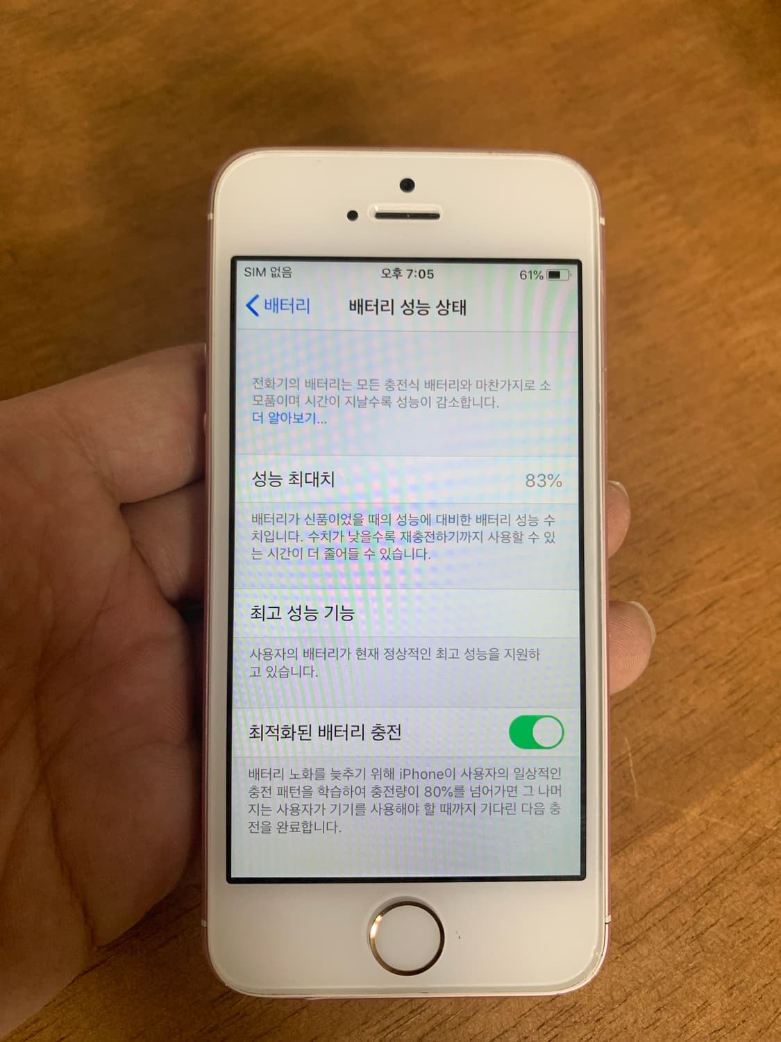 아이폰SE 로즈골드 64GB 상품이미지10