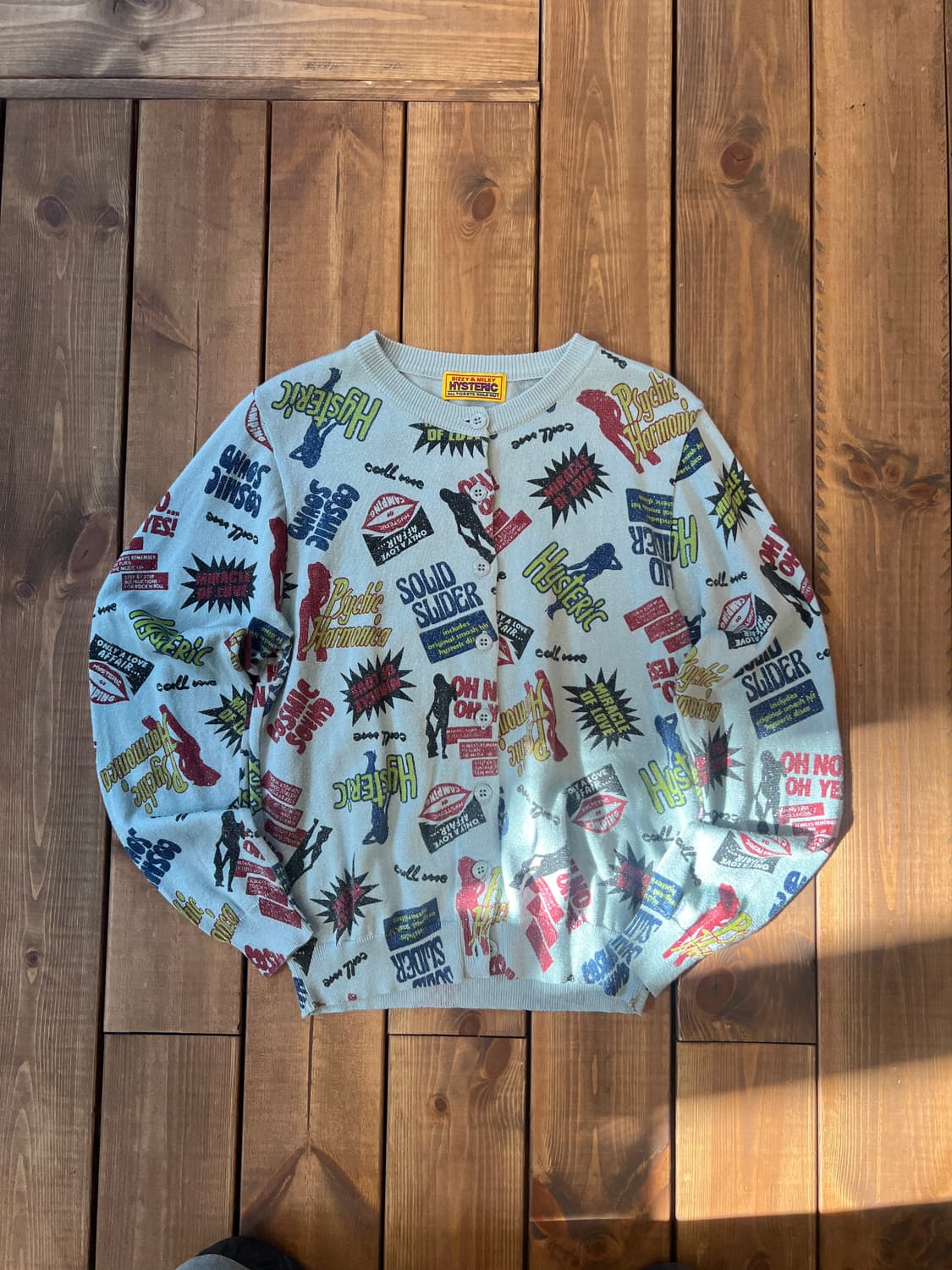 히스테릭 글래머 걸 프린트 가디건 상품이미지6