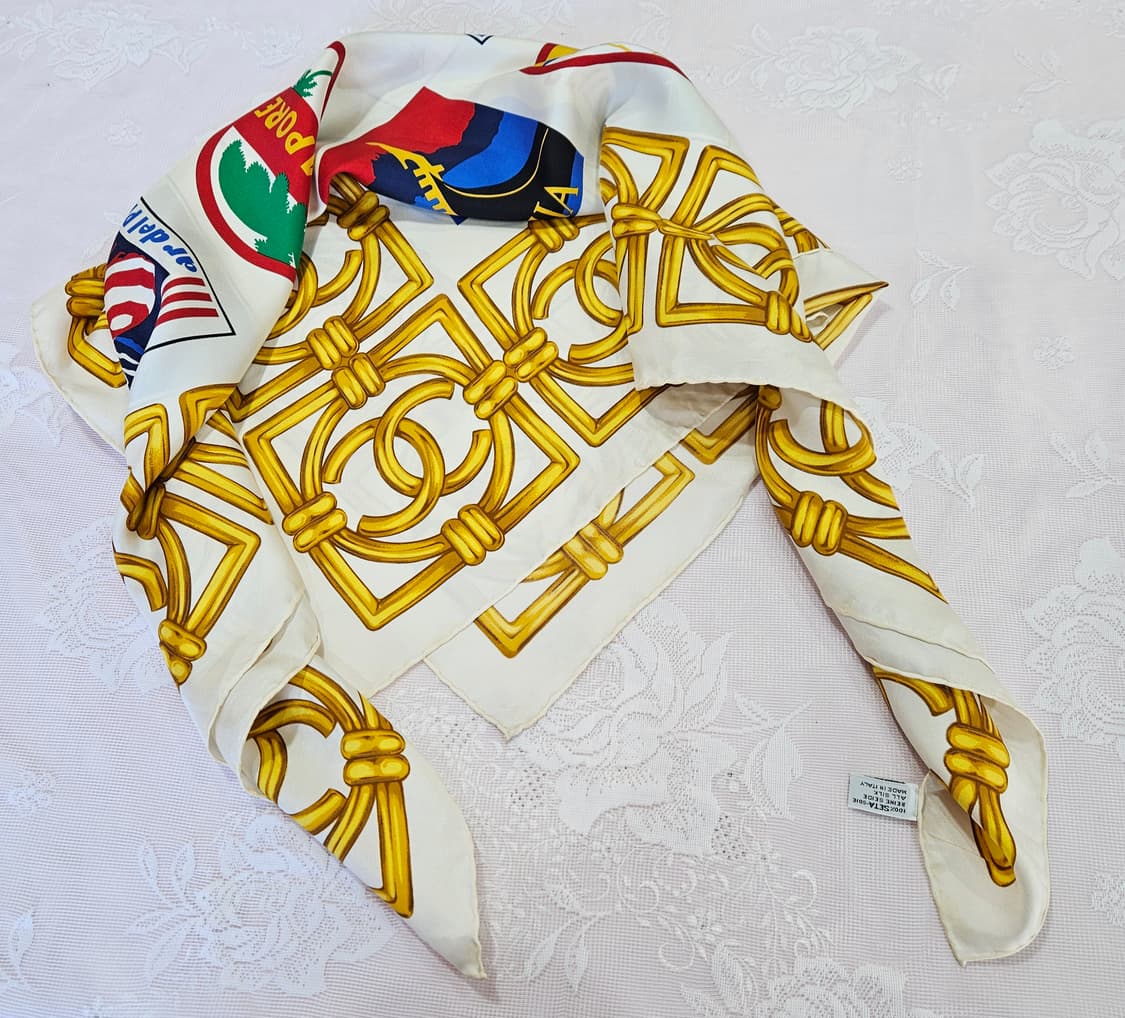 샤넬 빈티지 스카프Bon Voyage(봉 보야지) 상품이미지8