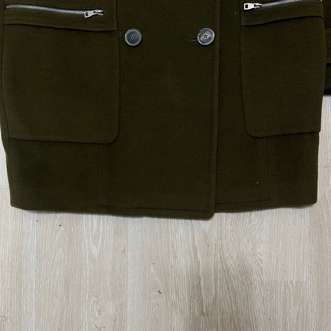 스테파넬 여성 캐시미어 클래식 더플 코트 M(95) 상품이미지9