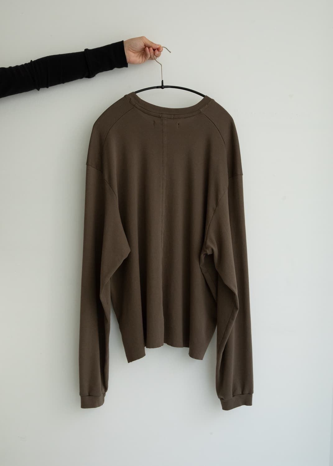innir 이니어 COTTON RIB CROPPED LONG SLEEVE 상품이미지2