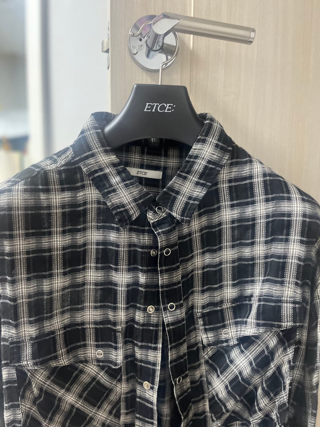 etce 투포켓 린넨셔츠 XL 상품이미지3