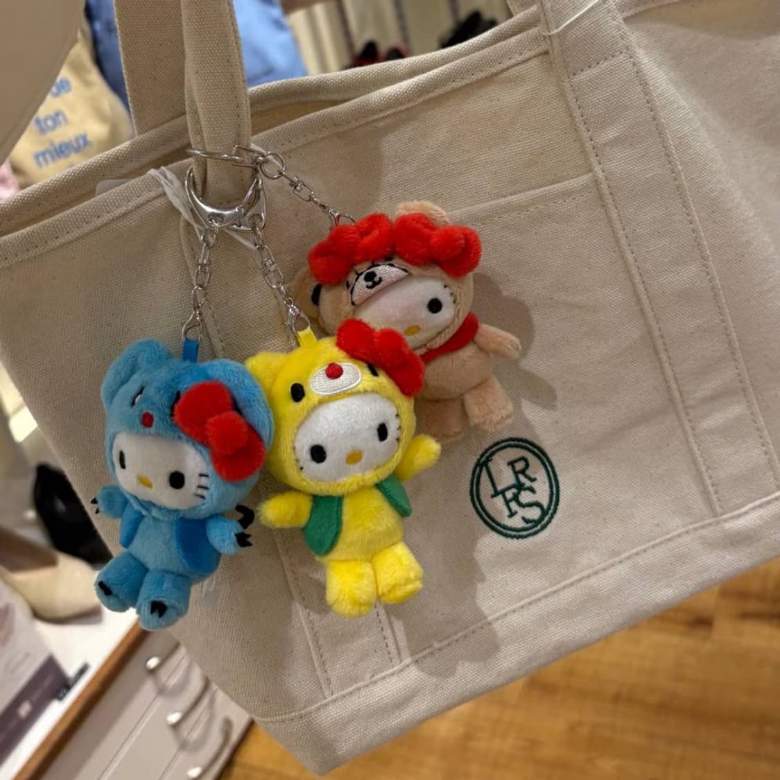 헬로키티 다람쥐 친구 로리 키링 (일본 로이즈팜) 상품이미지2