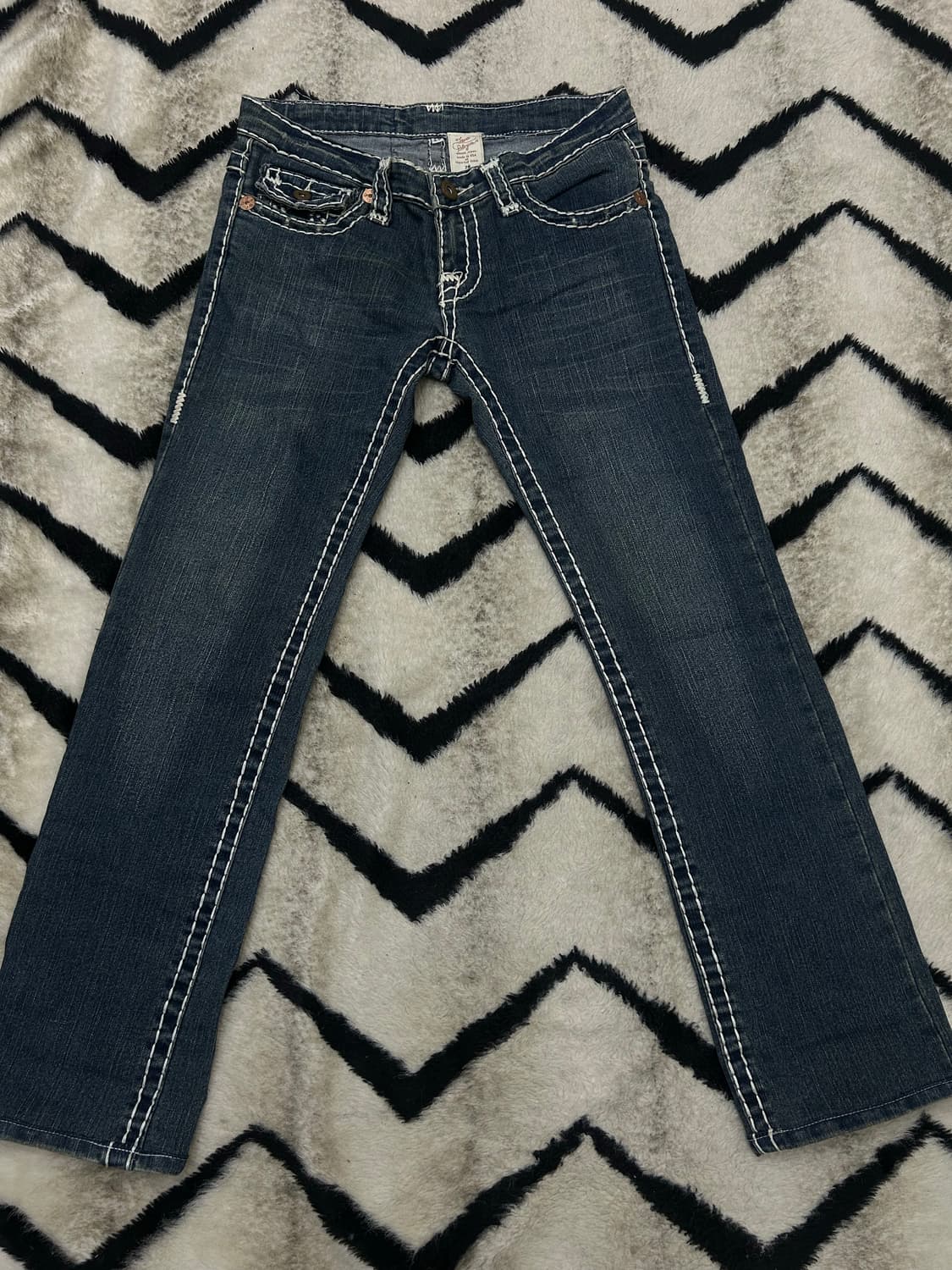 [28]트루릴리전 조이 슈퍼 T 데님팬츠/진청/스판 상품이미지3