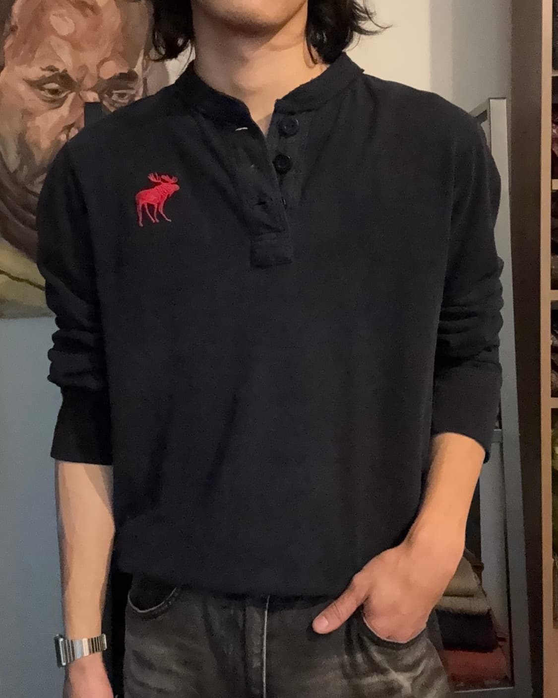 아베크롬비 헨리넥 버튼티셔츠 상품이미지6