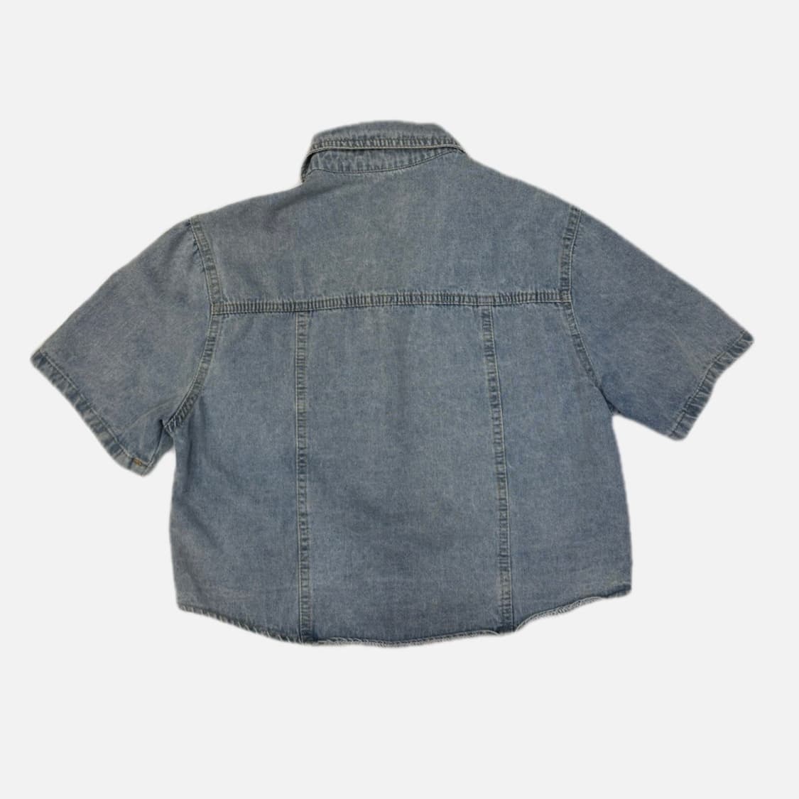 빈티지 반팔 청자켓 상품이미지2