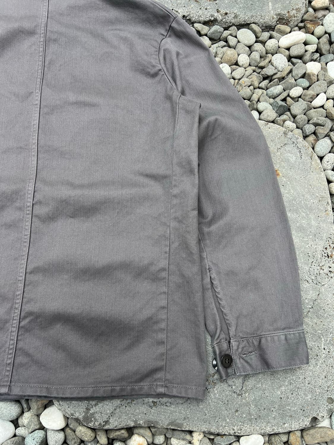 OLD VINTAGE DRAK GREY HBT 헤링본트윌코튼 워크자켓 상품이미지10