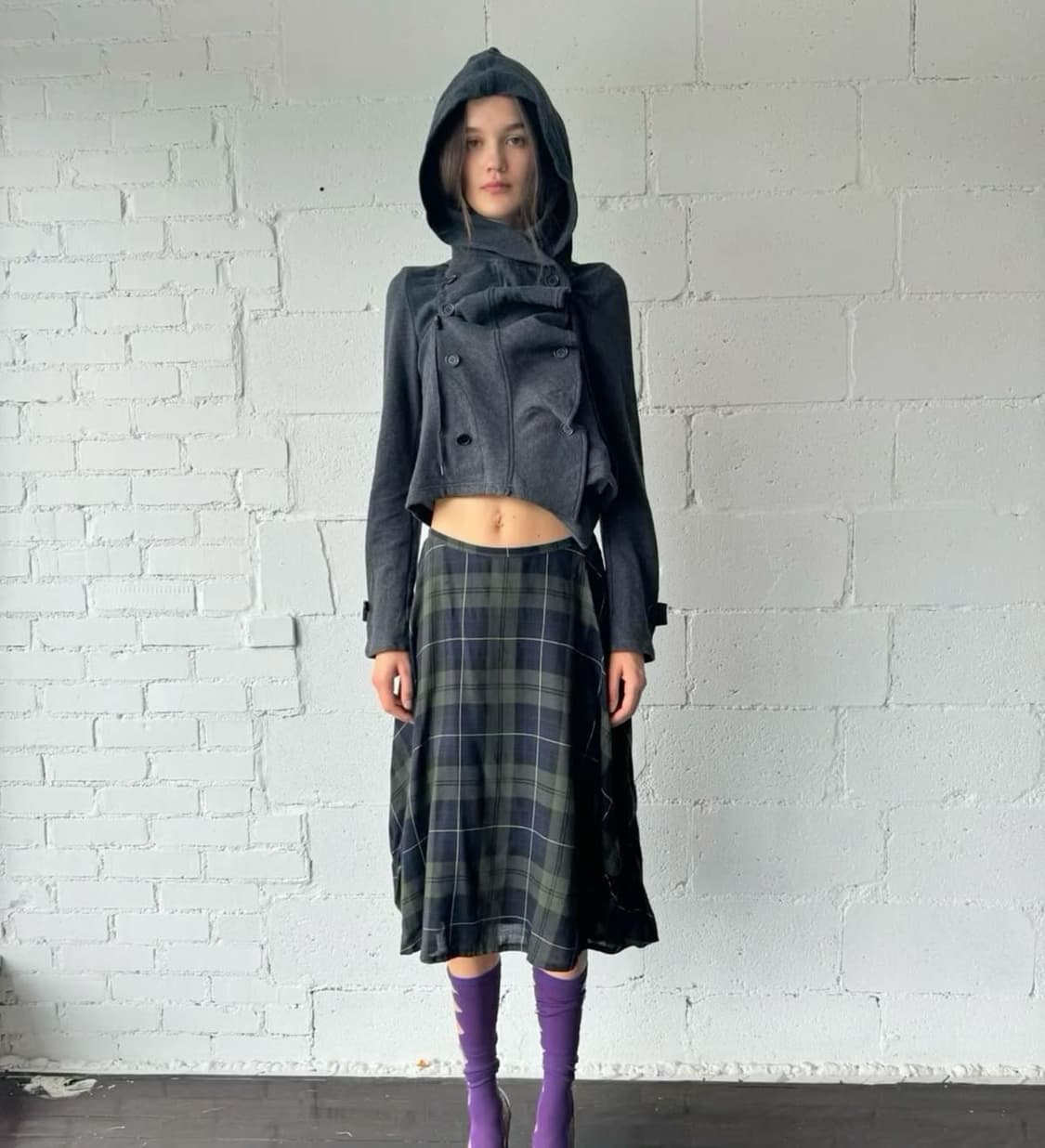 gomme shirring hoodie 상품이미지2