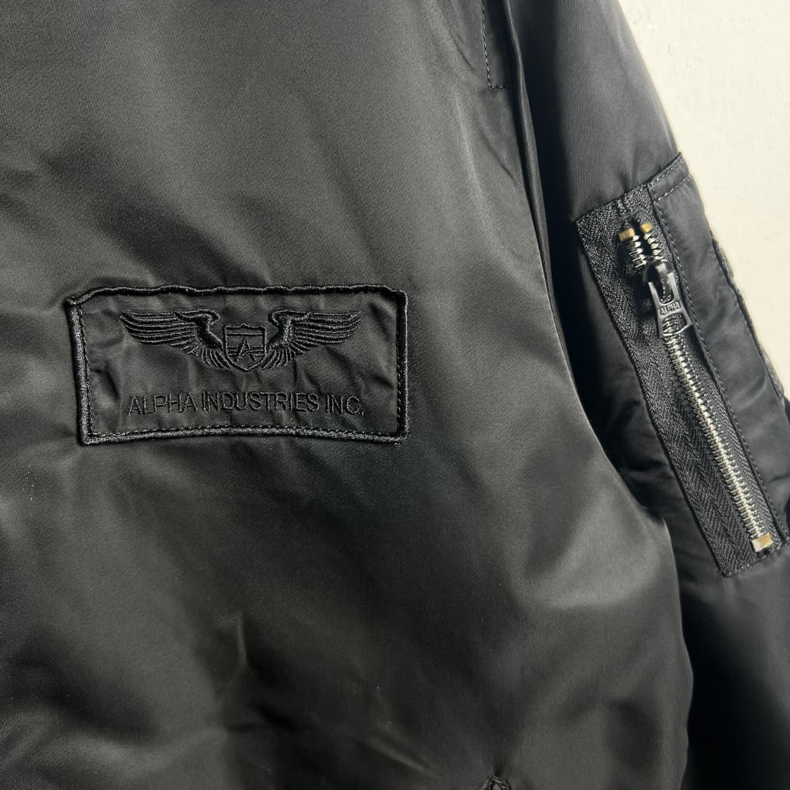알파인더스트리 블랙 MA-1 항공점퍼 XL 상품이미지9